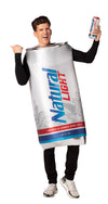 Natural Light Beer Can Costume, Adult One Size