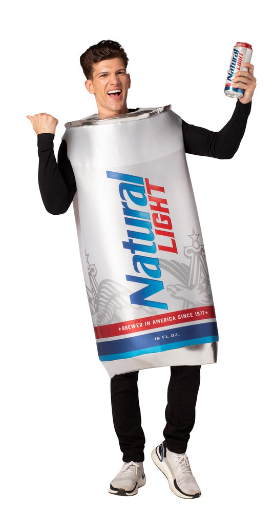 Natural Light Beer Can Costume, Adult One Size
