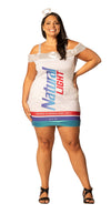 Natural Light Beer Can Dress Costume, Women's Sizes L-XL