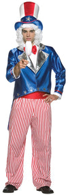 Uncle Sam Patriotic Costume, Adult One Size