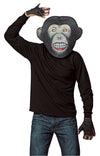 Chimp Mask Kit Halloween Costume, Adult One Size