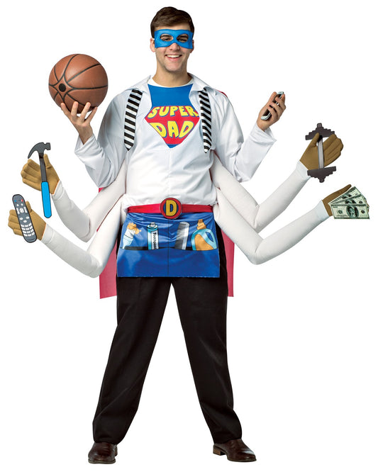 Super Dad Halloween Costume, Adult One Size