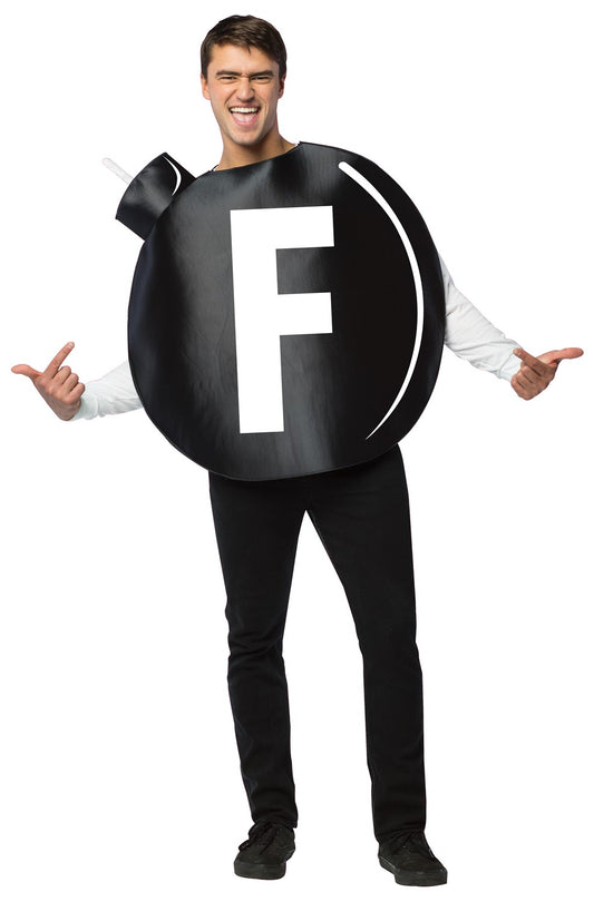 F-Bomb Costume, Adult One Size
