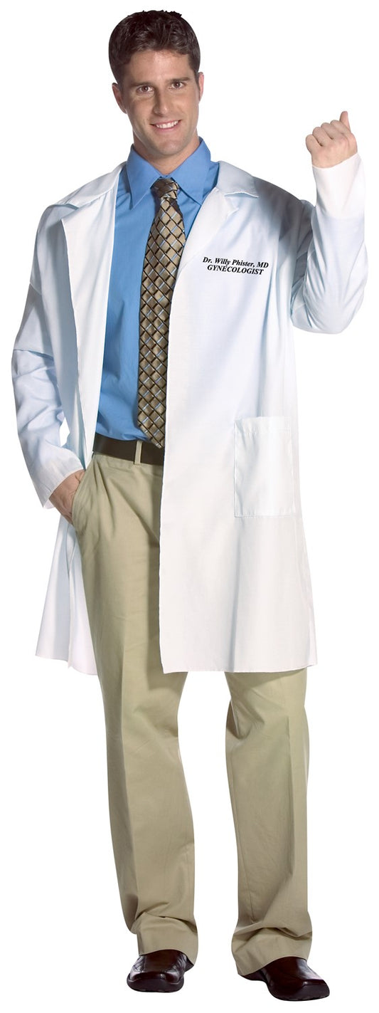 Dr Willy Phister Gynecologist Costume, Adult One Size