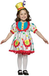 Clown Girl Costume, Child Size 4-6