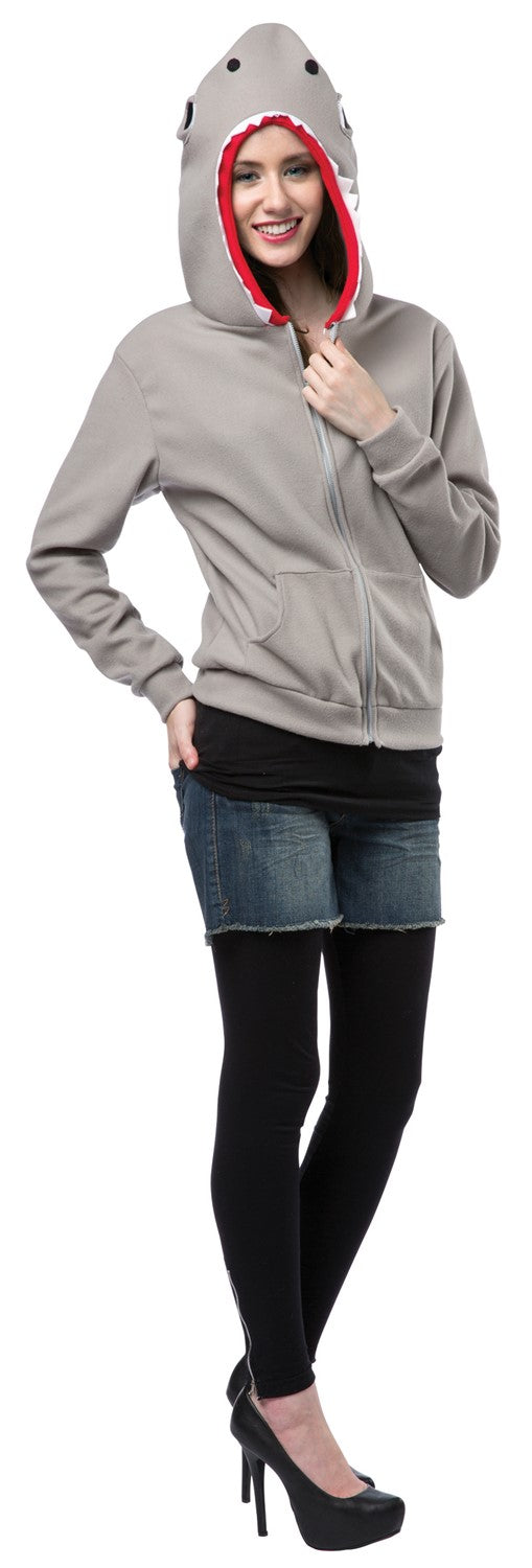 Hoodie Shark, Adult Size Medium