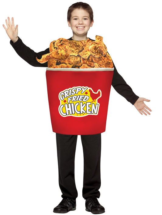 Bucket of Fried Chicken Halloween Costume, Child Size 7-10