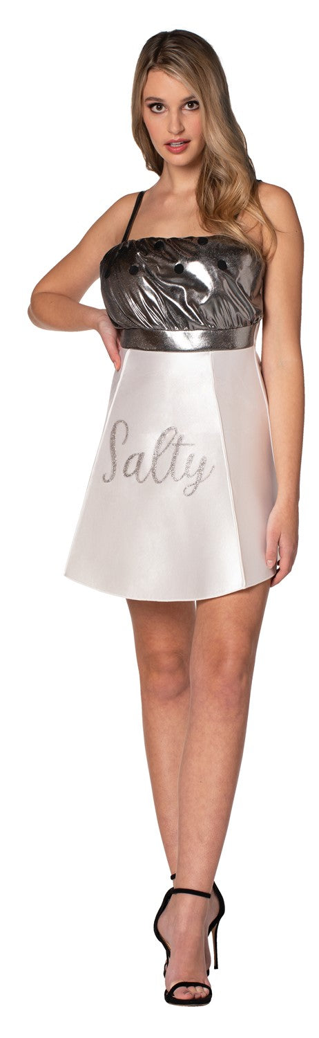 Salty Salt Shaker Dress Halloween Costume, Women's Size 2-8