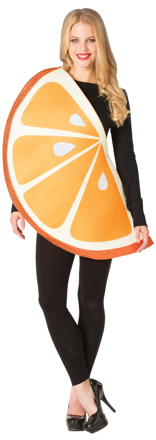 Orange Fruit Slice Halloween Costume, Adult One Size