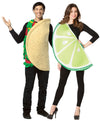 Lightweight Taco & Lime Slice Couples Halloween Costume, Adult One Size