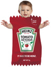 Kraft Heinz Tomato Ketchup Packet Bunting Halloween Costume, Baby Size 3-9 month