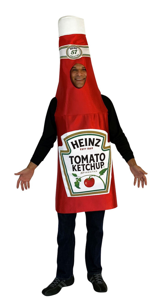 Heinz Classic Tomato Ketchup Bottle Halloween Costume, Adult