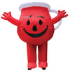 INFLATABLE Kool Aid Man Halloween Costume, Over 6 Feet Tall!