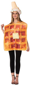 Waffle & Ice Cream Hat Halloween Costume Set