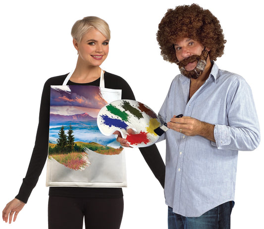 Retro Artist and Wearable Painting Kit Couples Costume, Adult One Size