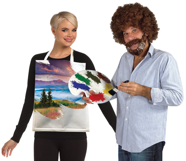 Retro Artist and Wearable Painting Kit Couples Costume, Adult One Size