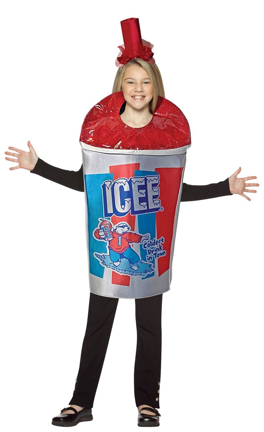 ICEE Sparkle Red Tunic Costume, Child 10-12