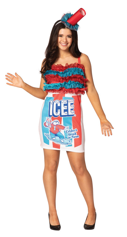 ICEE Swirl Dress Costume, Women's Size 4-8