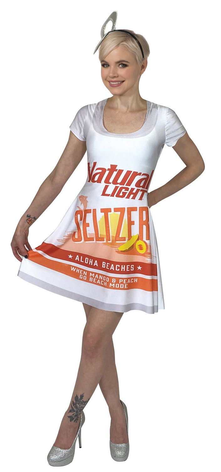 NLS - Aloha Skater Dress Costume, Women's L-XL (14-16)