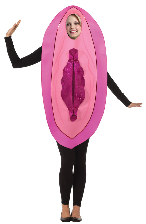 Fancy Vagina Costume | Funny Pink V Costume for Women Fancy Vagina Costume | Funny Pink V Costume for Women