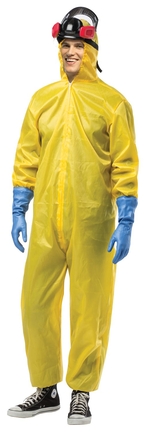 Toxic Hazmat Suit Costume, Adult One Size