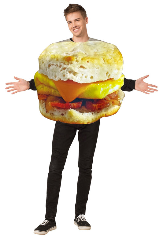 Get Real Breakfast Sandwich Costume, Adult One Size