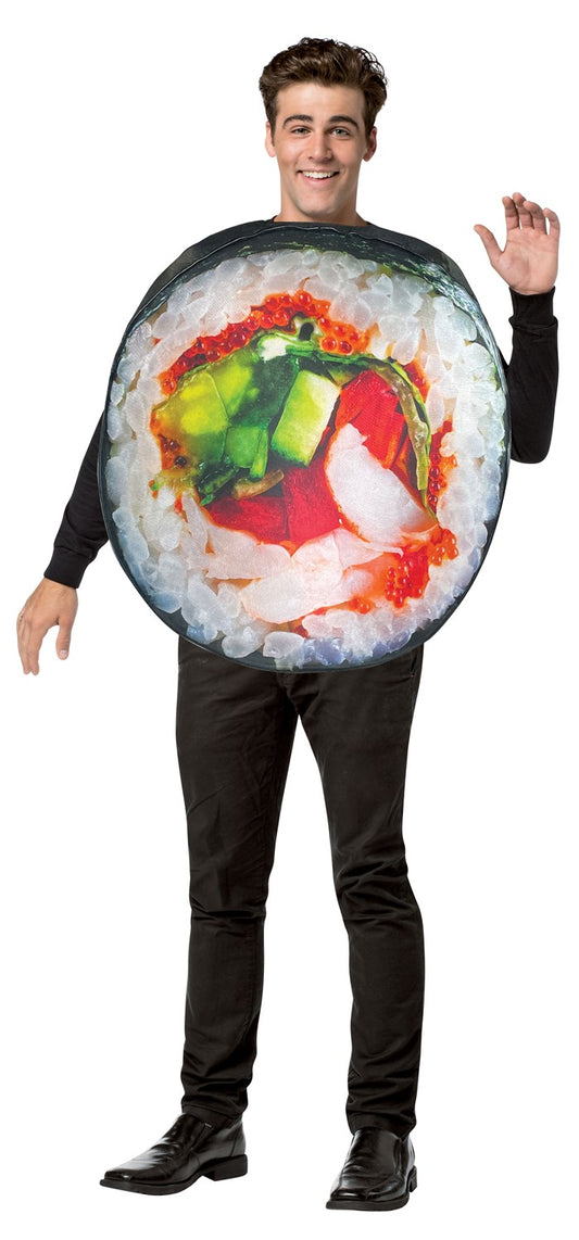 Get Real Sushi Roll Costume, Adult One Size