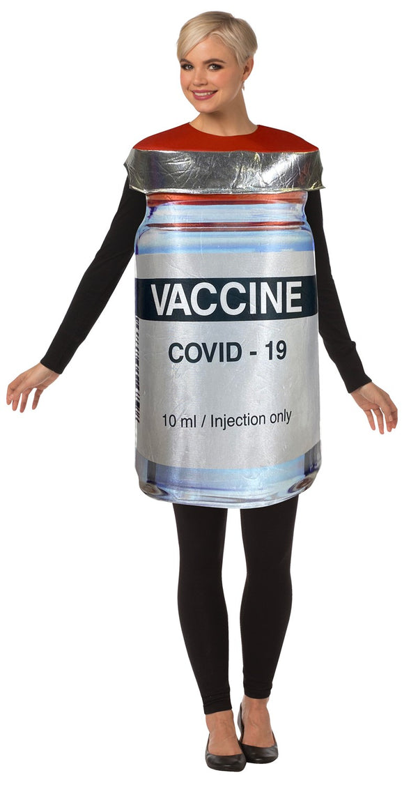 Vaccine Bottle Costume, Adult One Size
