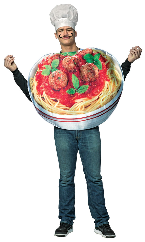 Get Real Spaghetti and Meatballs Costume, Adult One Size