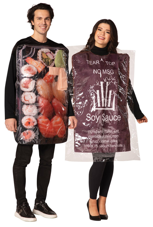 Soy Sauce & Get Real Sushi To Go Couple Costumes, Adult O