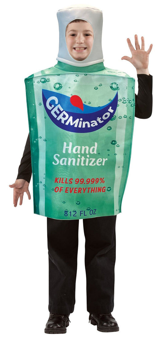 Germinator Hand Sanitizer Bottle Costume, Child 7-10
