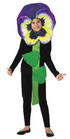 Purple Pansy Flower Costume, Child Size 7-10