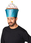 Blue Cupcake Hat Costume, Adult One Size