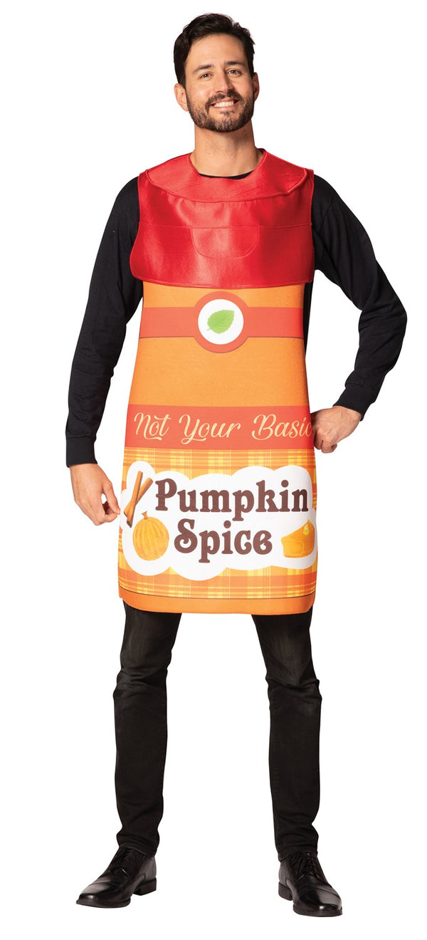 Pumpkin Spice Seasoning Costume, Adult One Size