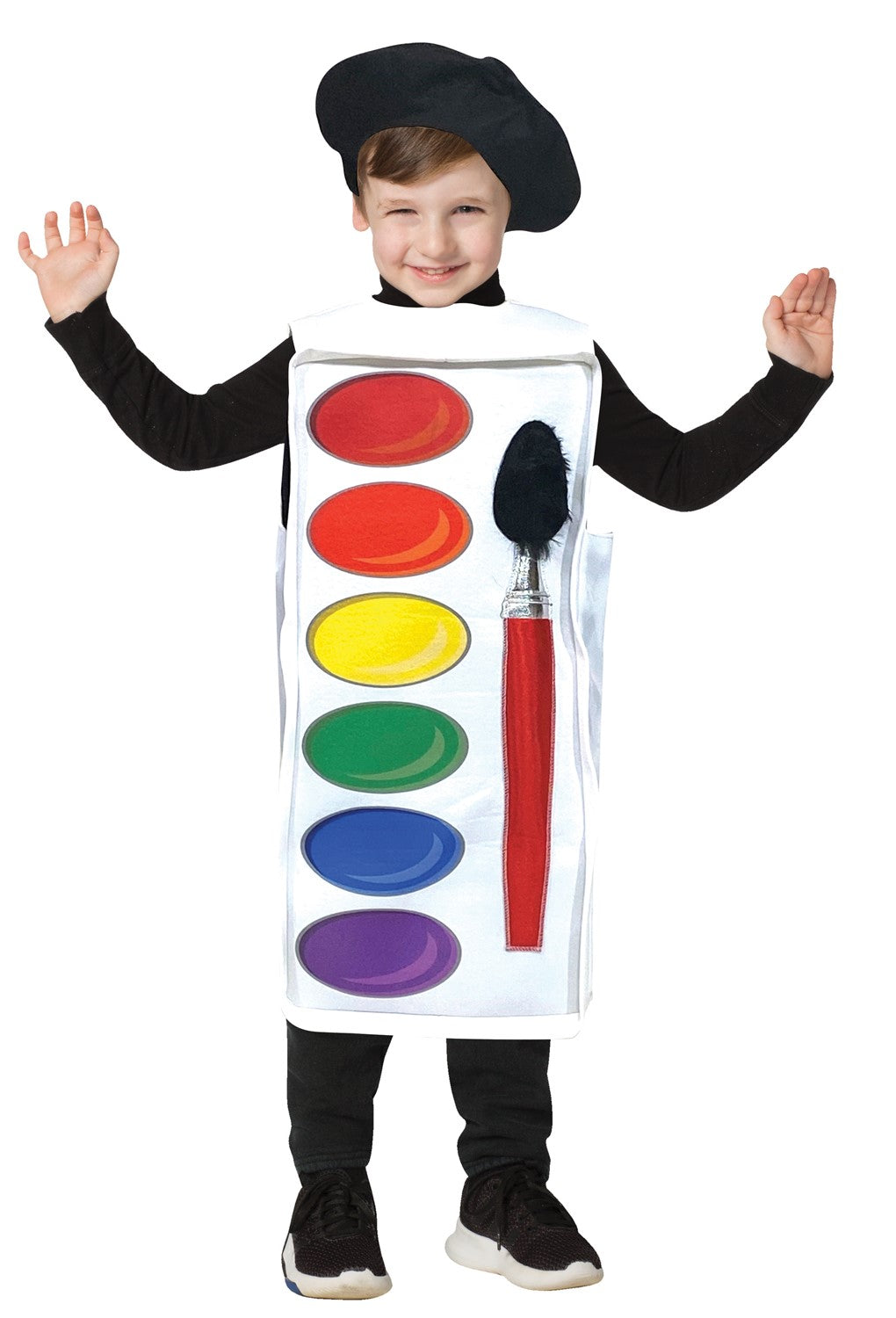 Watercolor Paint Palette Costume, Child Size 3-6X