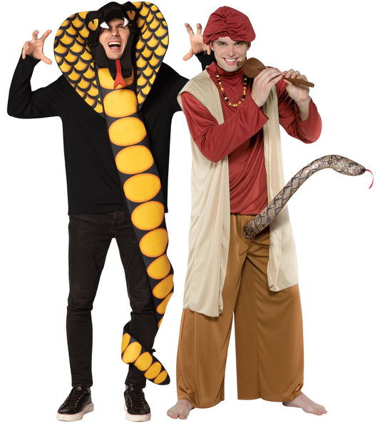 Cobra & Snake Charmer Couples Costume, Adult One Size