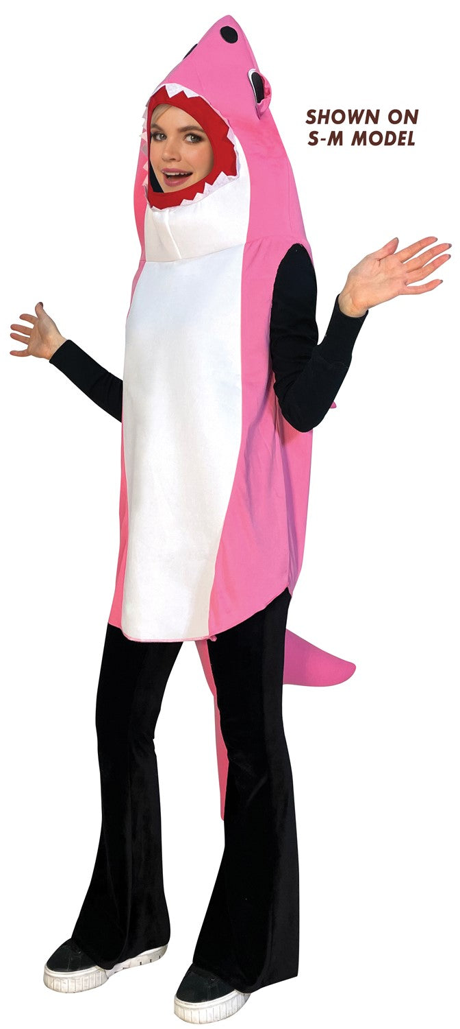 Ultimate Pink Shark Costume, Adult Size Large-Extra Large