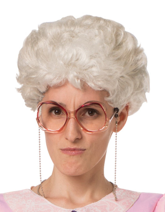 Golden Granny Wise Accessory Kit, Wig, Glasses & Purse