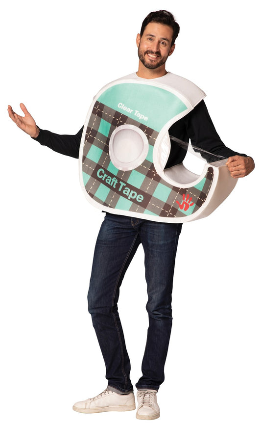 Clear Tape Dispenser Costume, Adult One Size