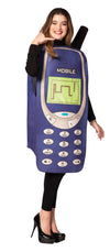 Retro 2000's Cell Phone Costume, Adult One Size