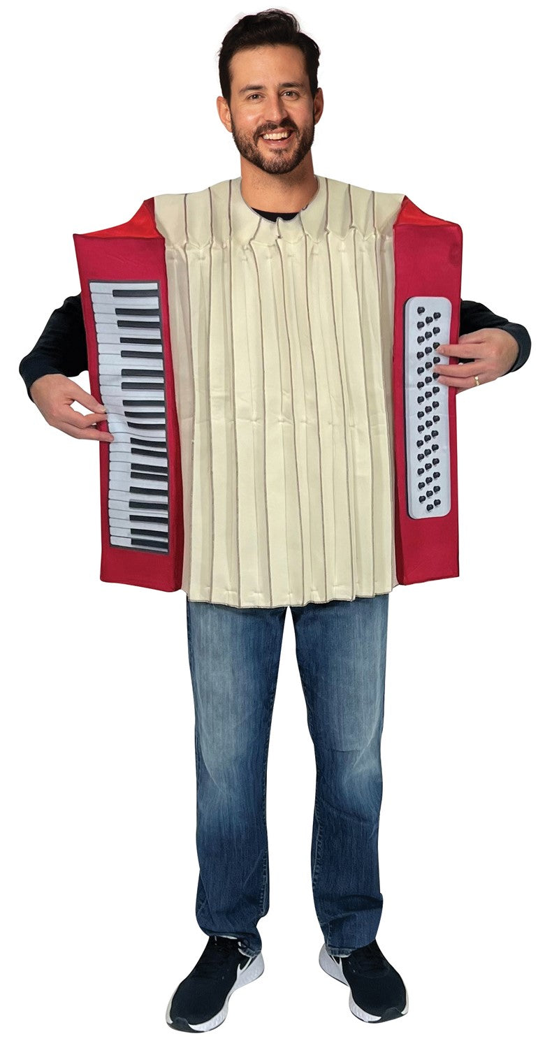 Accordion Costume with Sound Chip, Adult One Size