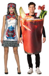 Spicy Tomato Juice Cocktail & Vodka Dress Size M-L Couple Halloween Costume