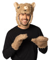 Laplander Hamster Head Hat and Gloves Halloween Costume, Adult One Size