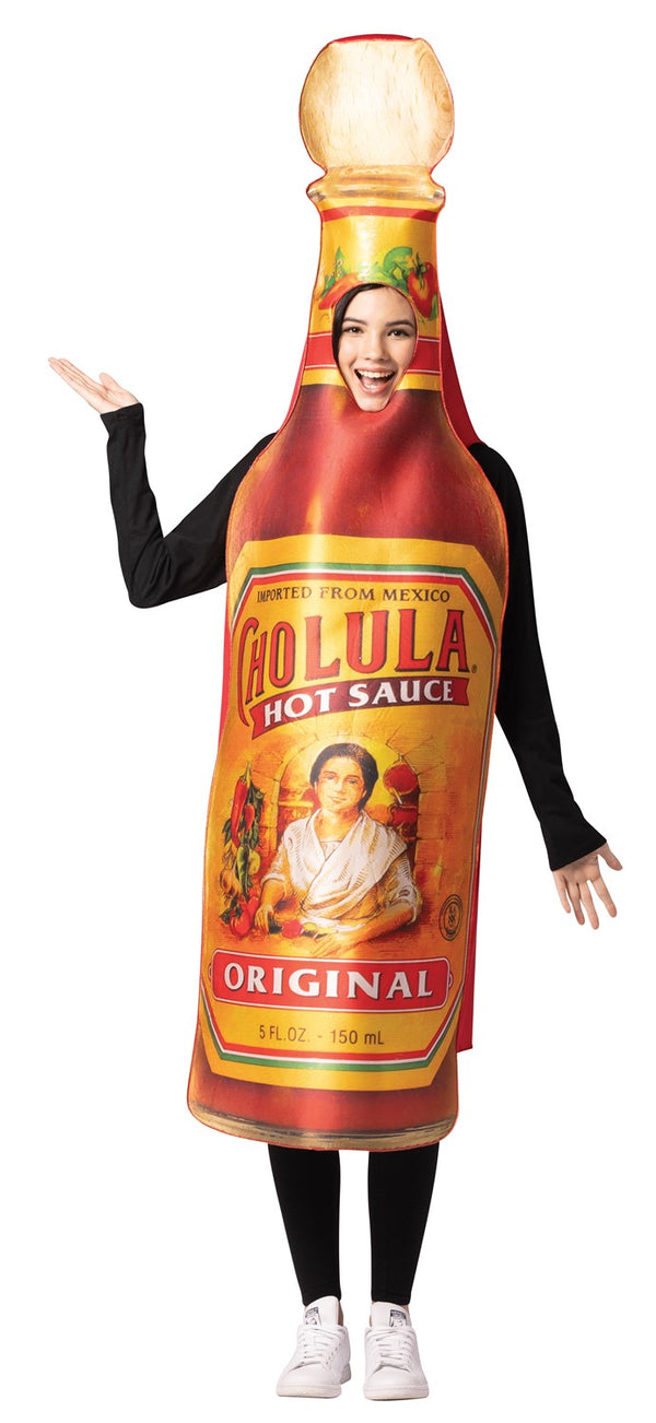 McCormick Cholula Hot Sauce Bottle Costume, Adult One Size