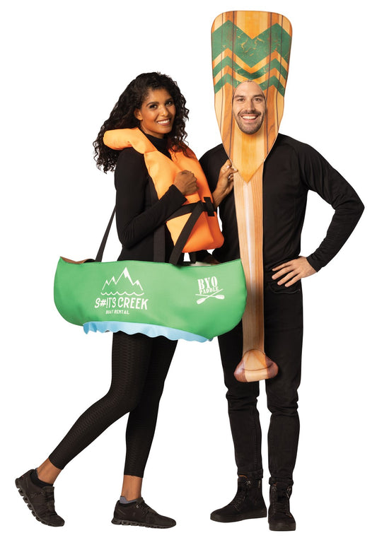 Canoe Paddle & Sh#!ts Creek Boat Rental Couples Costume, Adult One Size