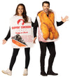 Chicken Fingers with Sauce Couples Halloween Costume, Adult One Size