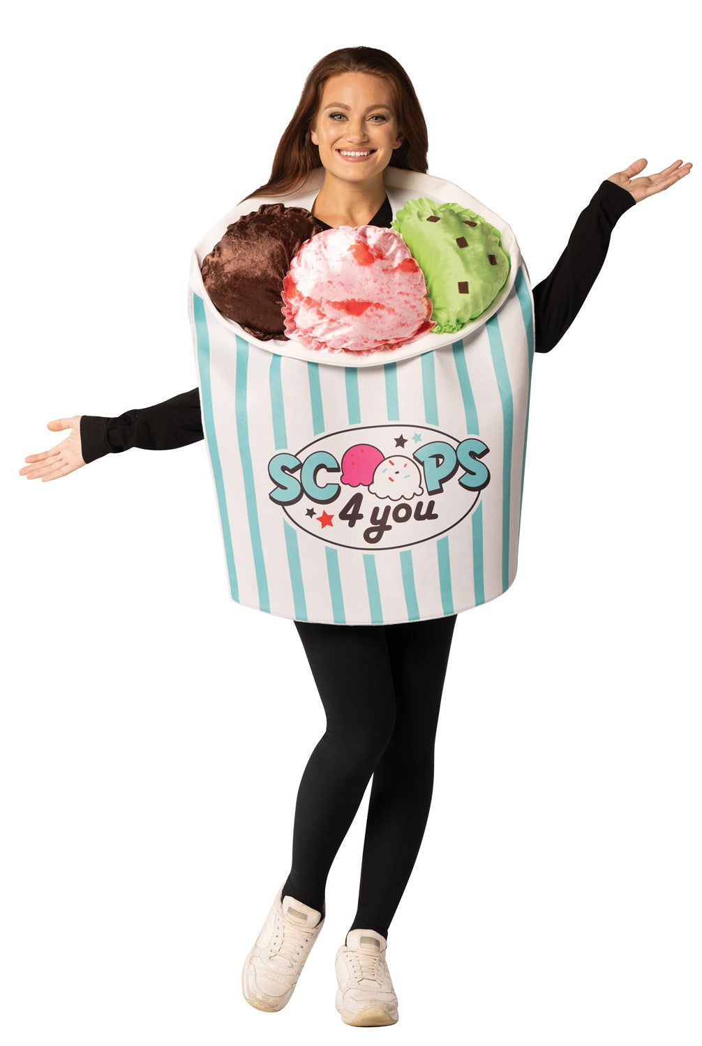 Icecream Container Halloween Costume, Adult One Size