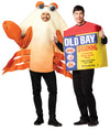 Old Bay Seasoning & Bay Crab Halloween Couples Costume Set, Adult One Size