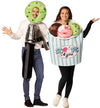 Icecream Scoop and Container Halloween Couples Costume, Adult One Size