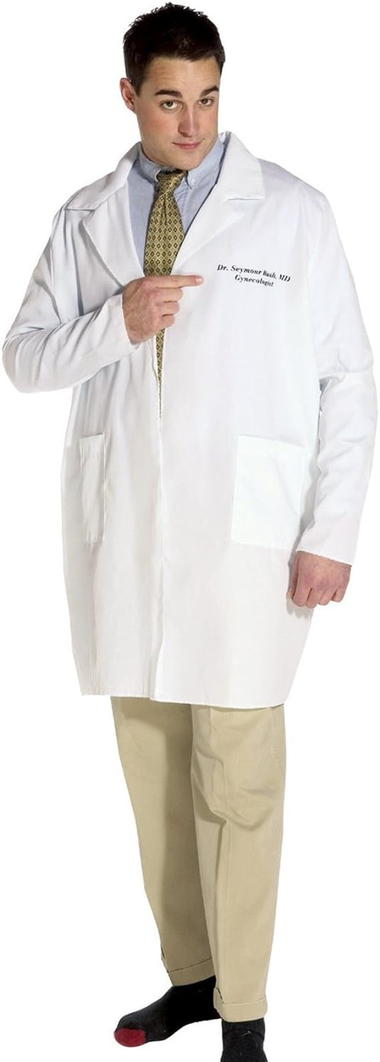 Rasta Imposta Dr. Seymour Bush Gynecologist Costume, Adult One Size